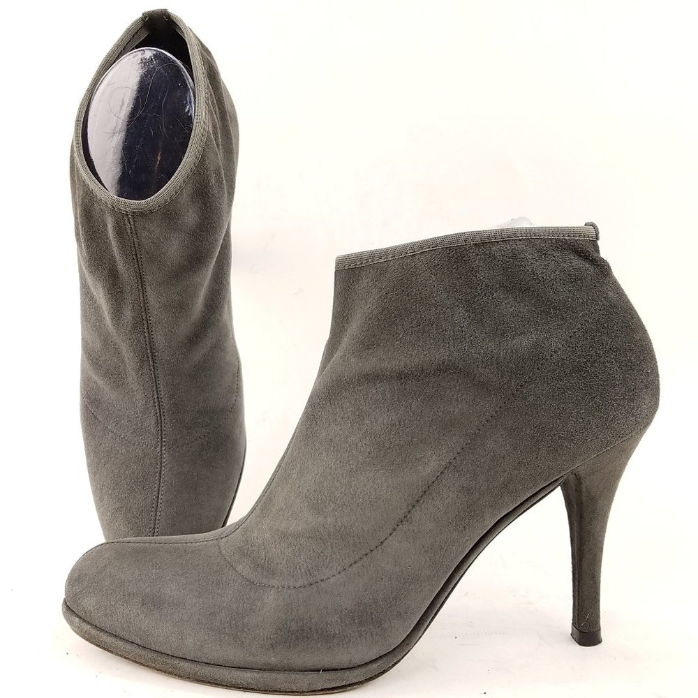 Womens Ankle Boot 8 Stiletto Fabric Upper EM22